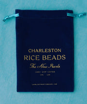 Charleston Rice Bead Necklace (Shiny Gold)