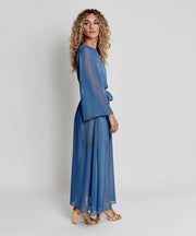 Cocktail Gown (Dusky Blue)