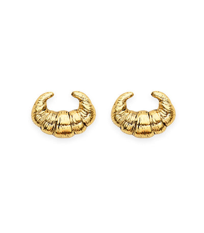 Croissant Stud Earrings by Candy Shop Vintage