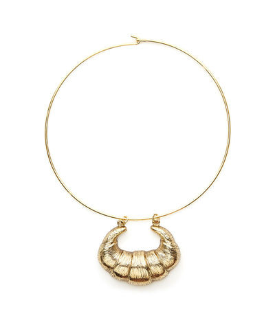 Oversize Croissant Necklace by Candy Shop Vintage