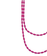 Charleston Rice Bead Necklace (Camelia)